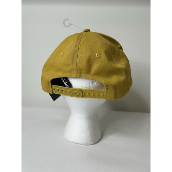 True Religion Hat Snapback Adjustable Gold Men Embroidered Black Logo Horse Shoe - Picture 3 of 8